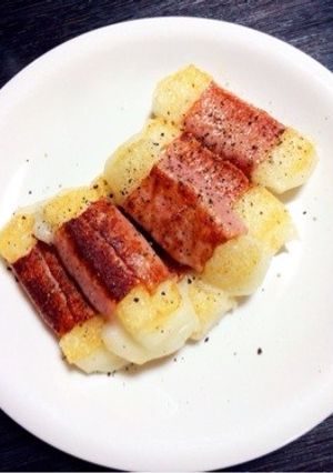 簡単おつまみに♪もちベーコン-レシピのメイン写真