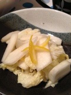 柚子風味の浅漬け-レシピのメイン写真