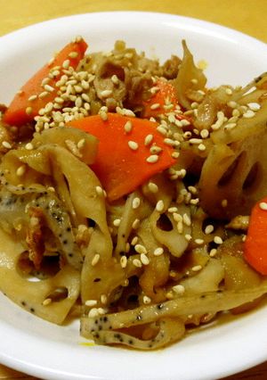きんぴられんこん☆豚肉入り-レシピのメイン写真
