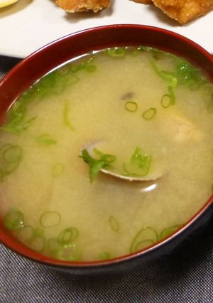 ママのあさりの味噌汁-レシピのメイン写真