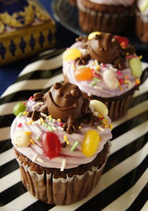 ハロウィン★カエルチョコカップケーキ-レシピのメイン写真