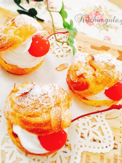 レンジで簡単♡シュークリーム-レシピのメイン写真