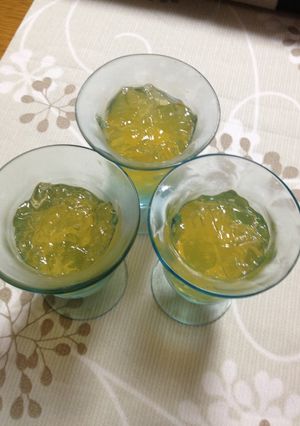 おせちに一品☆梅酒ゼリー-レシピのメイン写真