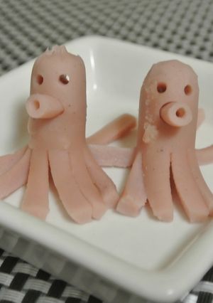 簡単加熱魚肉ソーセージタコさんウインナー-レシピのメイン写真