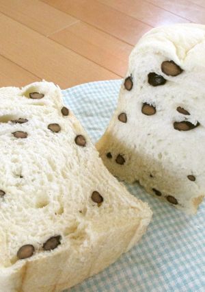 HB✿黒豆巻いて食パン-レシピのメイン写真