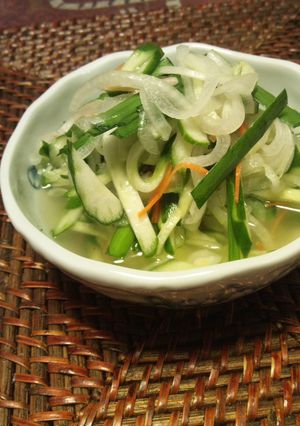 再現☆韓国の野菜甘酢あえ-レシピのメイン写真