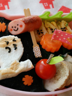キャラ弁☆本物みたいな!?『焼き餅くん』-レシピのメイン写真