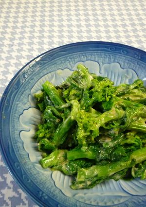 菜の花のからしマヨ和え♪-レシピのメイン写真