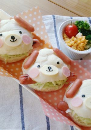 キャラ弁にも☆癒し系!?ホットドック-レシピのメイン写真
