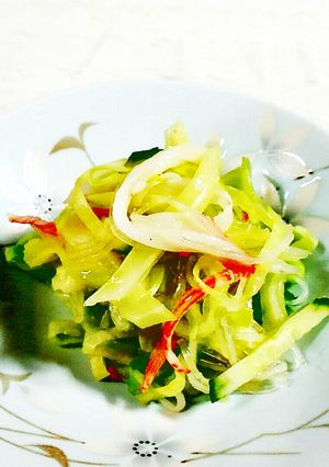 春雨とキャベツ・かに蒲鉾の酢の物♪-レシピのメイン写真
