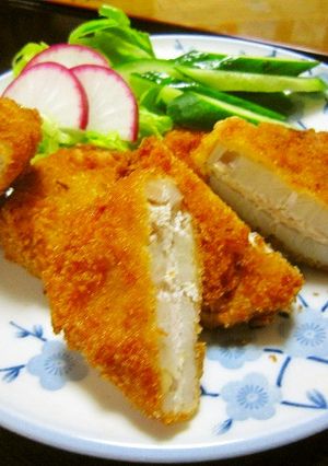 レンコンの鶏ひき肉はさみフライ♪-レシピのメイン写真