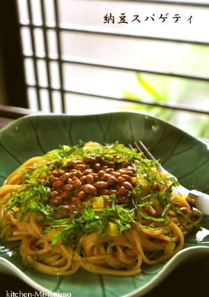 簡単コク旨☆納豆スパゲティ-レシピのメイン写真