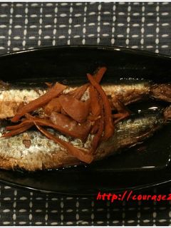 フライパンで作るイワシの梅干し生姜醤油煮-レシピのメイン写真