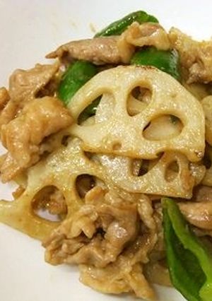 豚レンコンのはちみつ味噌炒め-レシピのメイン写真