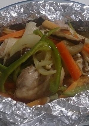 鶏もものホイル焼き-レシピのメイン写真