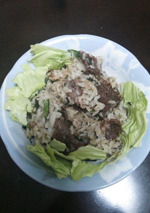 牛肉とほうれん草のチャーハン-レシピのメイン写真