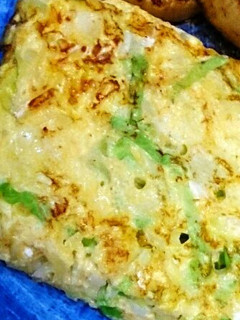巻かなくてOK★キャベチーズ卵焼き-レシピのメイン写真