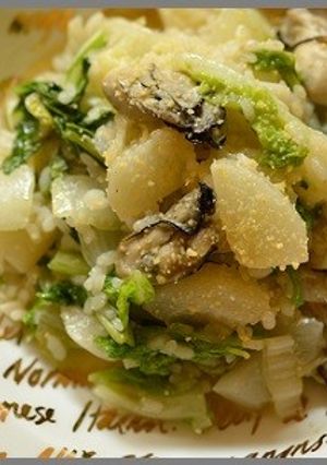 かきとカブのリゾット-レシピのメイン写真