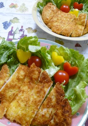 フライパンで作る　簡単チーズのチキンカツ-レシピのメイン写真