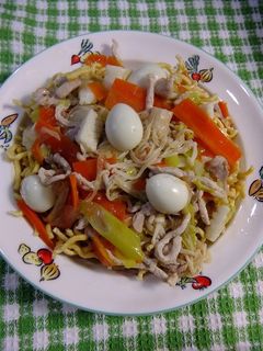 塩かた焼きそば(スイートチリ風味)-レシピのメイン写真