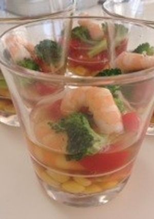 彩野菜のゼリーよせ-レシピのメイン写真