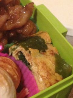 わかめの煮物リメイク☆卵焼き-レシピのメイン写真