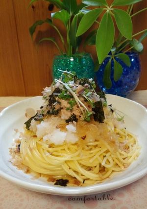 大根おろしとツナの和風簡単パスタ-レシピのメイン写真