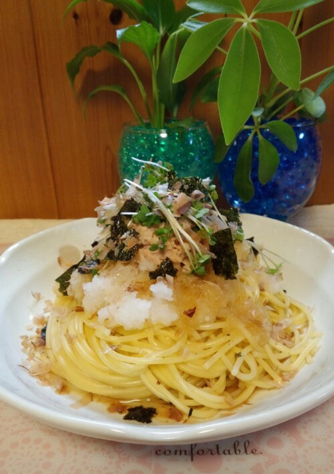 大根おろしとツナの和風簡単パスタ-レシピのメイン写真