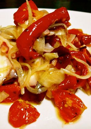 タコと焼き野菜のマリネ-レシピのメイン写真
