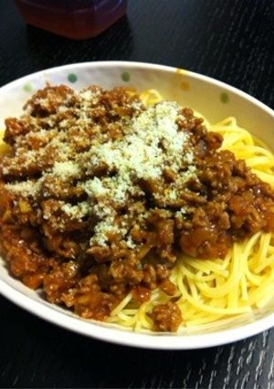 ミートソーススパゲッティ-レシピのメイン写真