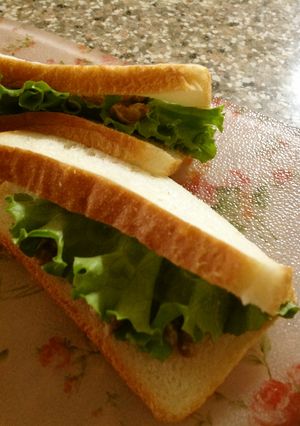 ♪納豆サンドイッチ♪-レシピのメイン写真