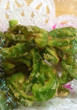 野菜でおやつ☆苦くないカリカリピーマン-レシピのメイン写真