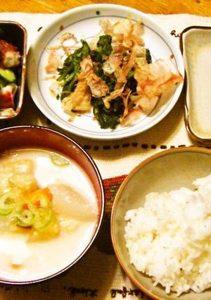 粕汁と・・・一汁三菜の和食-レシピのメイン写真