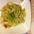 Homemade pasta/pesto
