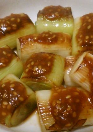 宅飲み一品!焼きネギ-レシピのメイン写真