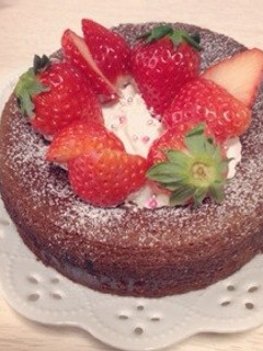 VD♡ハンドミキサー不要♡ガトーショコラ-レシピのメイン写真