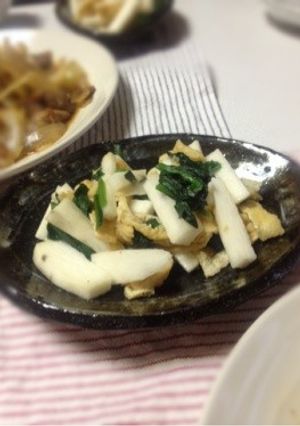 副菜＊長芋とほうれん草のさっぱり煮-レシピのメイン写真