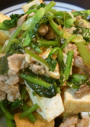 厚揚げと豚肉の味噌炒め-レシピのメイン写真