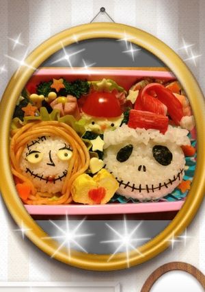 キャラ弁 ジャックとサリー-レシピのメイン写真