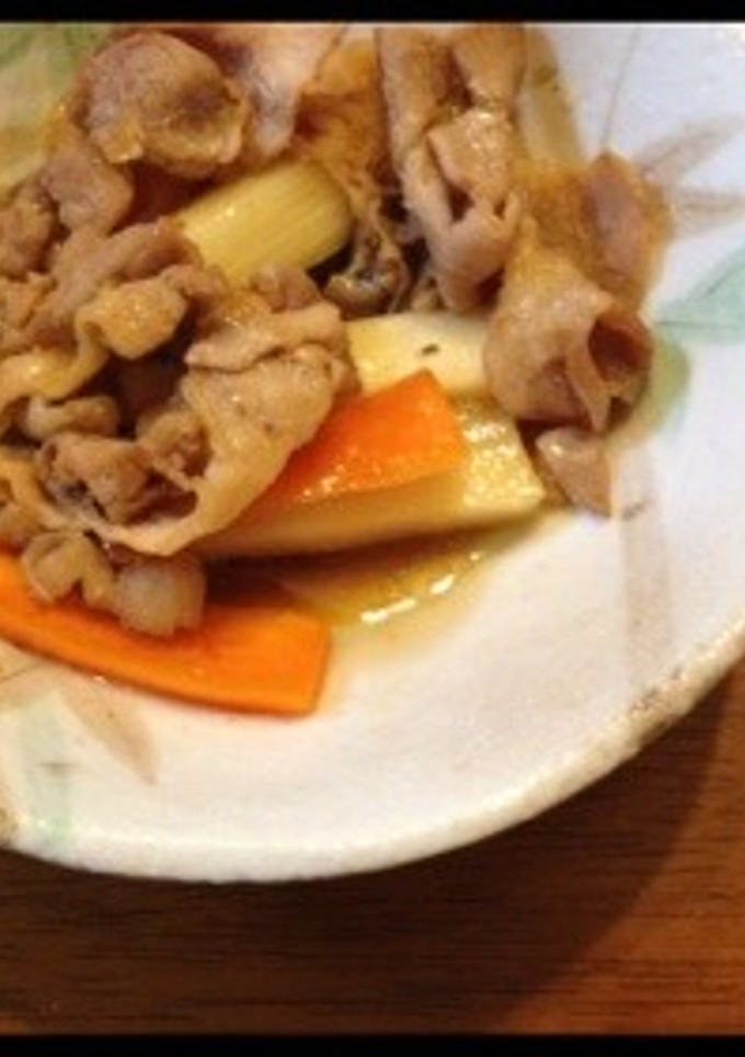 豚肉と長芋の炒め物-レシピのメイン写真