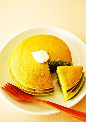 ☆小松菜パンケーキ☆-レシピのメイン写真