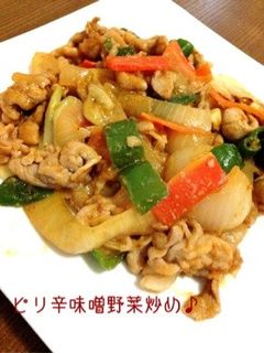 簡単*時短*ピリ辛味噌炒め-レシピのメイン写真