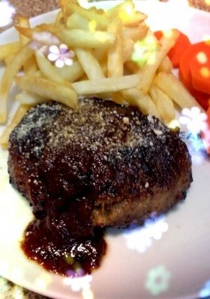 はちみつ味噌使用のハンバーグソース♪-レシピのメイン写真