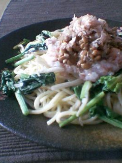春色納豆パスタ-レシピのメイン写真