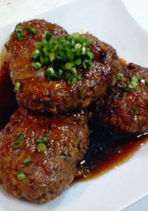 ごぼう入り和風ハンバーグ♪-レシピのメイン写真