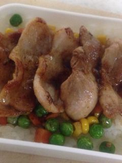 チャッチャと簡単!豚バラ丼弁当-レシピのメイン写真