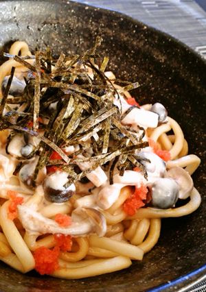 うどんやパスタに簡単✦明太子クリーム♫-レシピのメイン写真