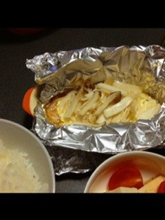きのこたっぷり鮭のタルタル焼き♪-レシピのメイン写真