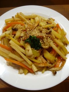 ちくわとじゃがいもの炒め物-レシピのメイン写真