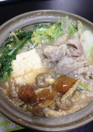 味噌牛乳鍋-レシピのメイン写真